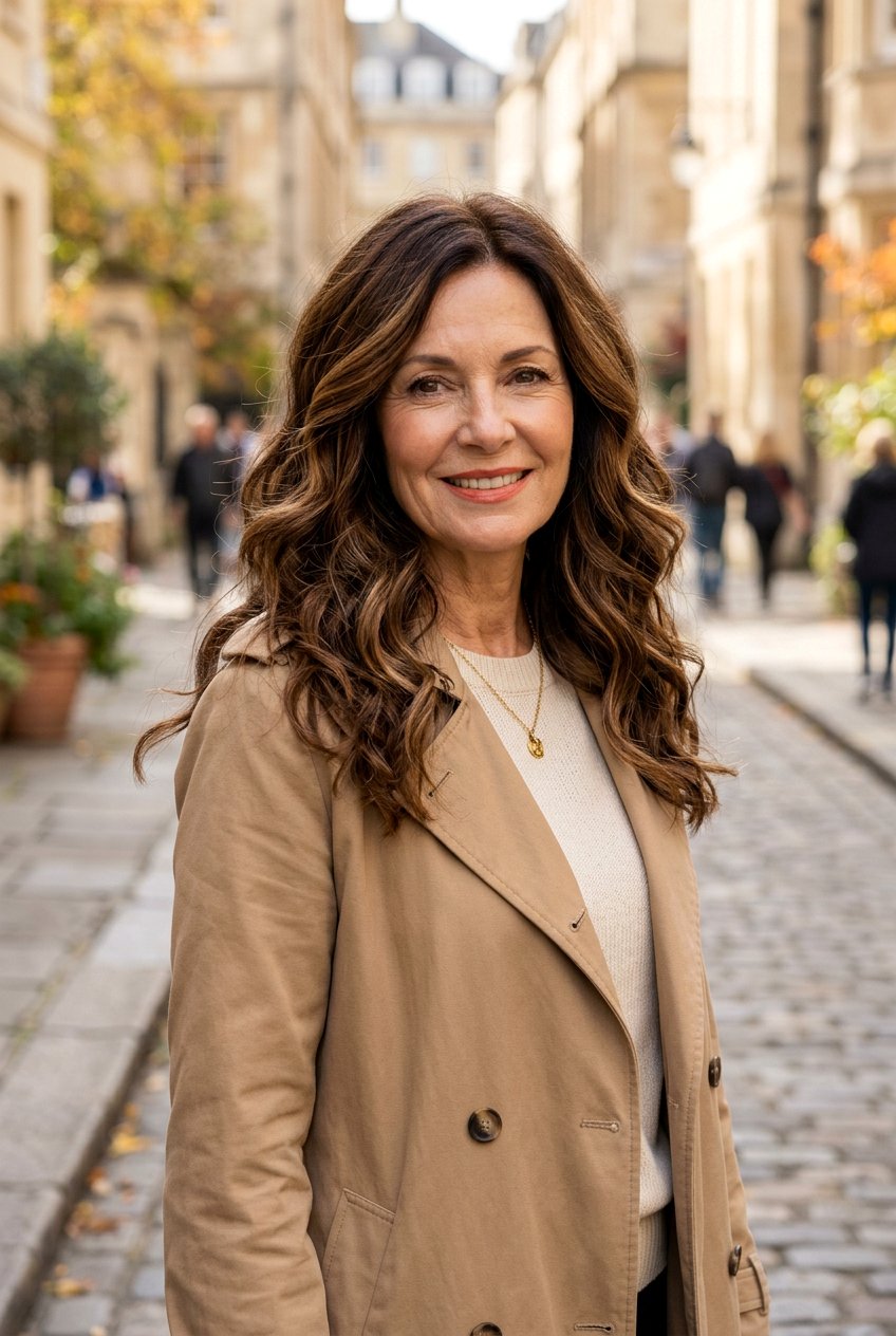 Chocolate Toffee Balayage - 20 soft brunette balayage for older women - 20 soft brunette balayage for older women