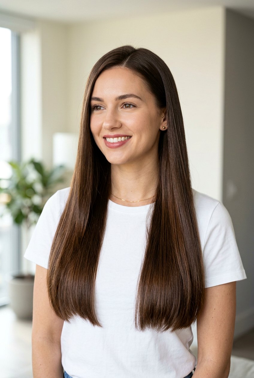 20 Stunning Glossy Brunette Hair Color Ideas You Must Try