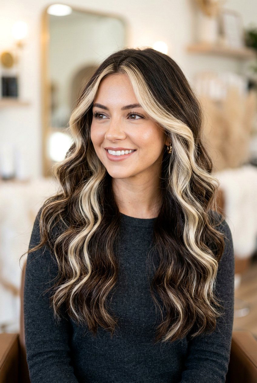 Chocolate brown hair with blonde highlights - 20 chocolate brown hair color - 20 chocolate brown hair color