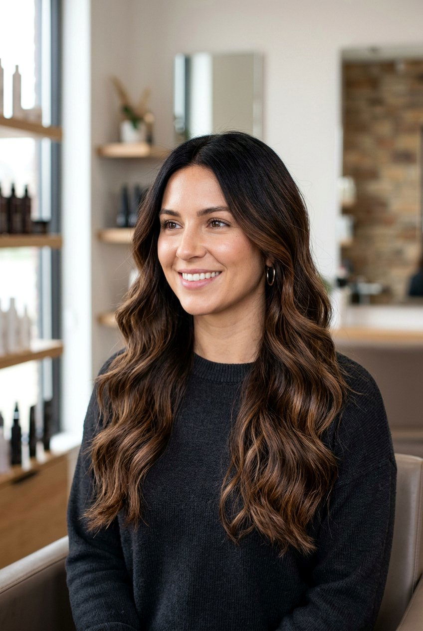 Chocolate brown shadow root balayage - 20 shadow root balayage - 20 shadow root balayage