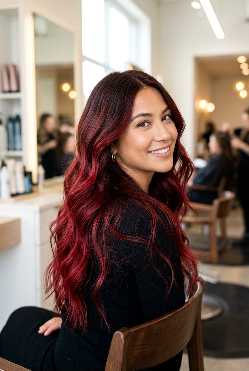 Chocolate cherry ombre - 20 chocolate cherry hair color - 20 chocolate cherry hair color