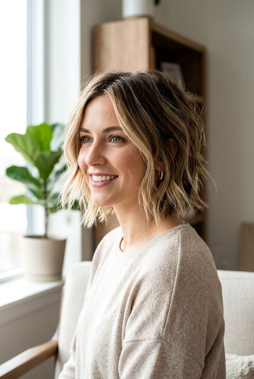 Choppy Bob - 20 wash and wear haircuts - 20 wash and wear haircuts