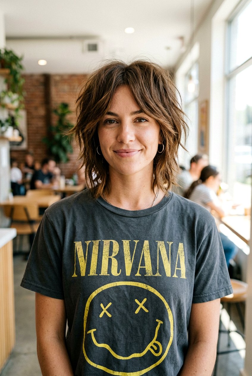 Choppy Bob - 20 best thick hair haircut ideas - 20 best thick hair haircut ideas