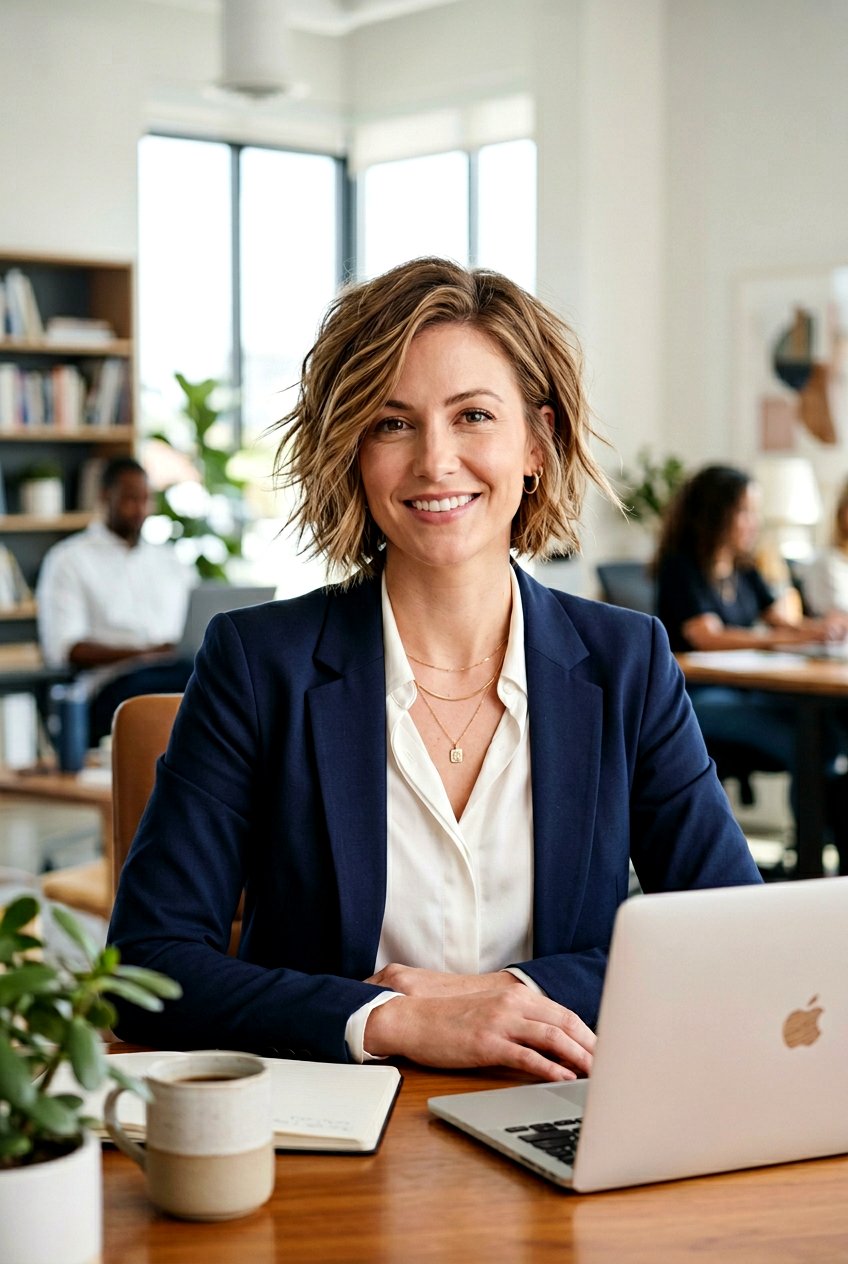 Choppy Bob - 20 low maintenance haircut for professional women - 20 low maintenance haircut for professional women