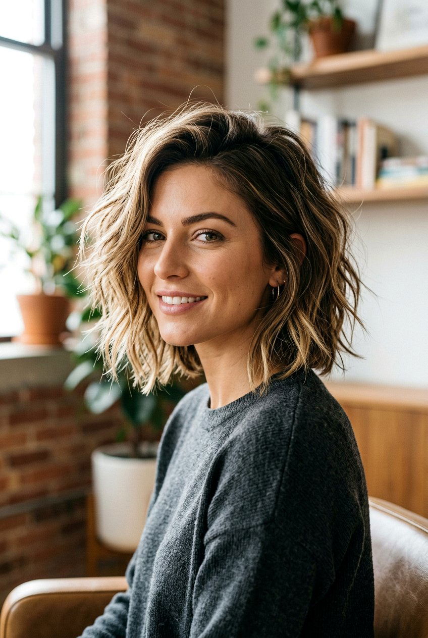 Choppy Bob For Thick Hair - 20 short hairstyles for thick hair - 20 short hairstyles for thick hair