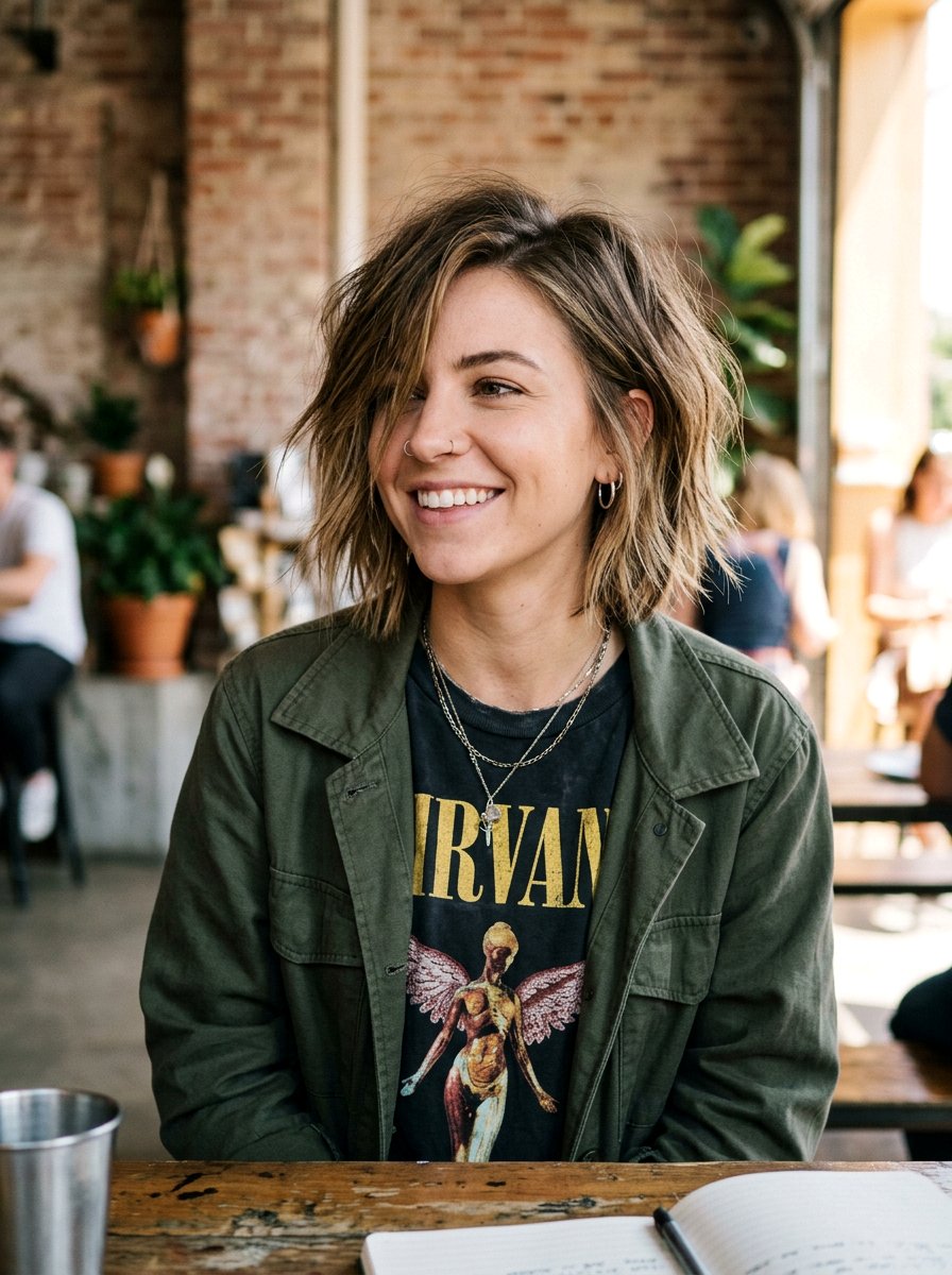 Choppy Bob Haircut - 20 trendy bob haircut 2026 - 20 trendy bob haircut 2026