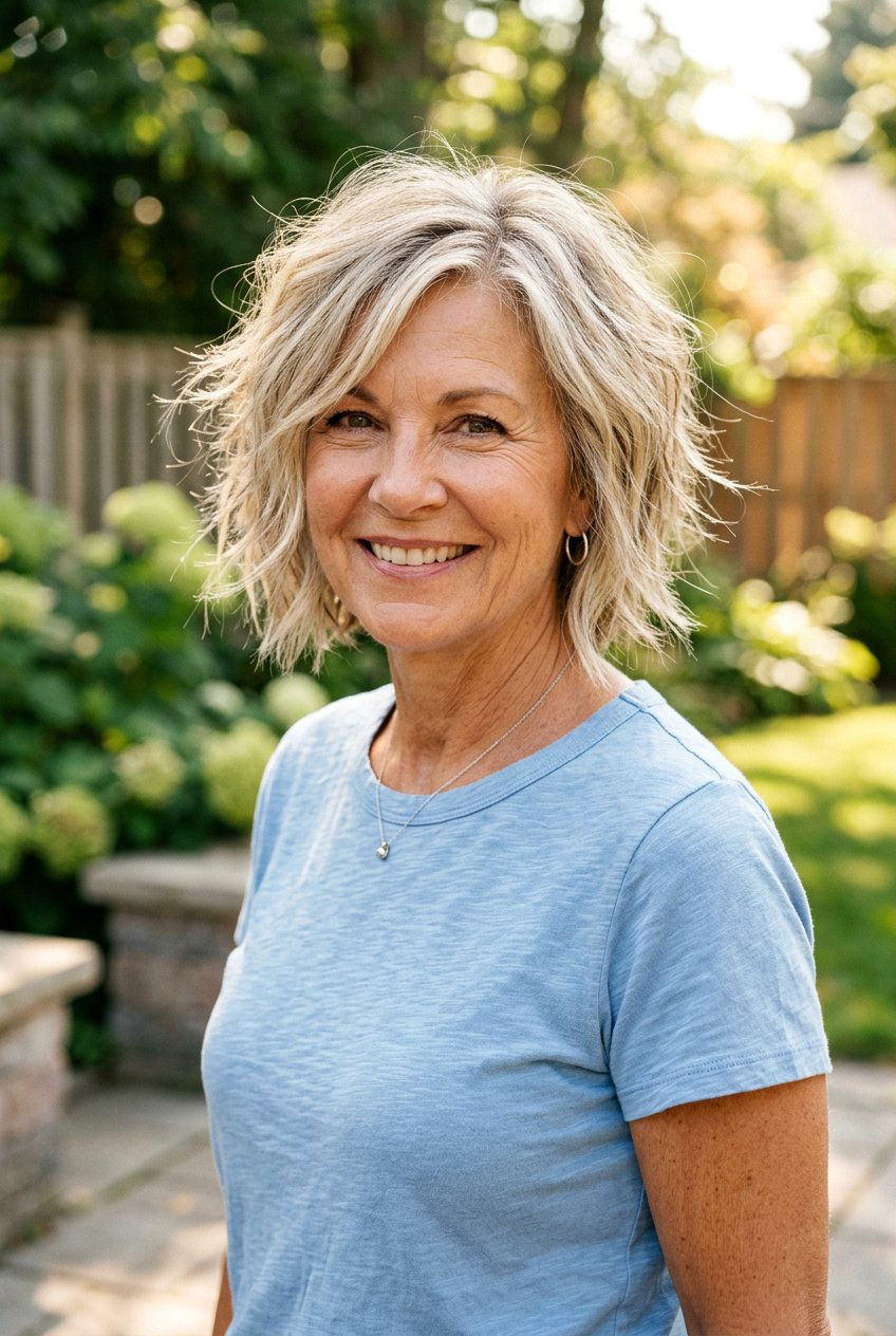 Choppy Bob Haircut - 20 best mature women haircut ideas - 20 best mature women haircut ideas