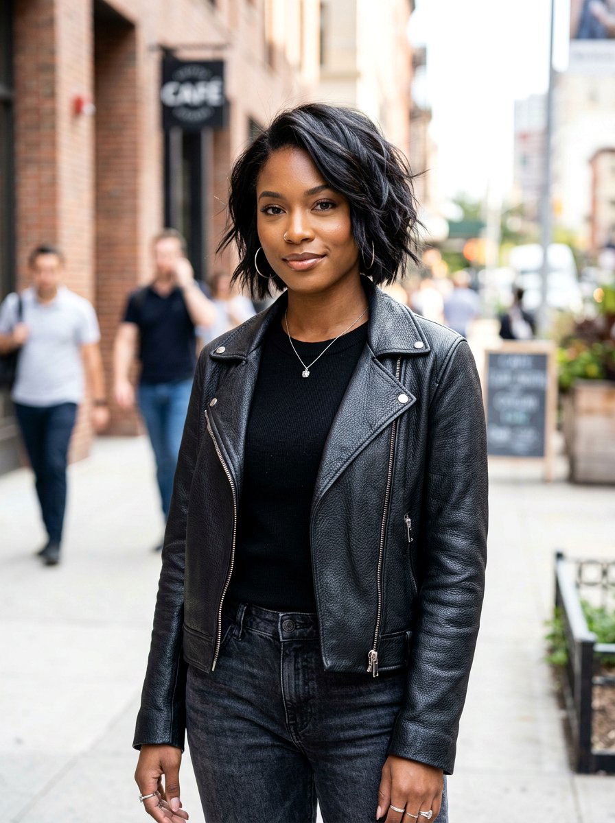 Choppy Bob Silk Press - 20 haircut for silk press hair women - 20 haircut for silk press hair women