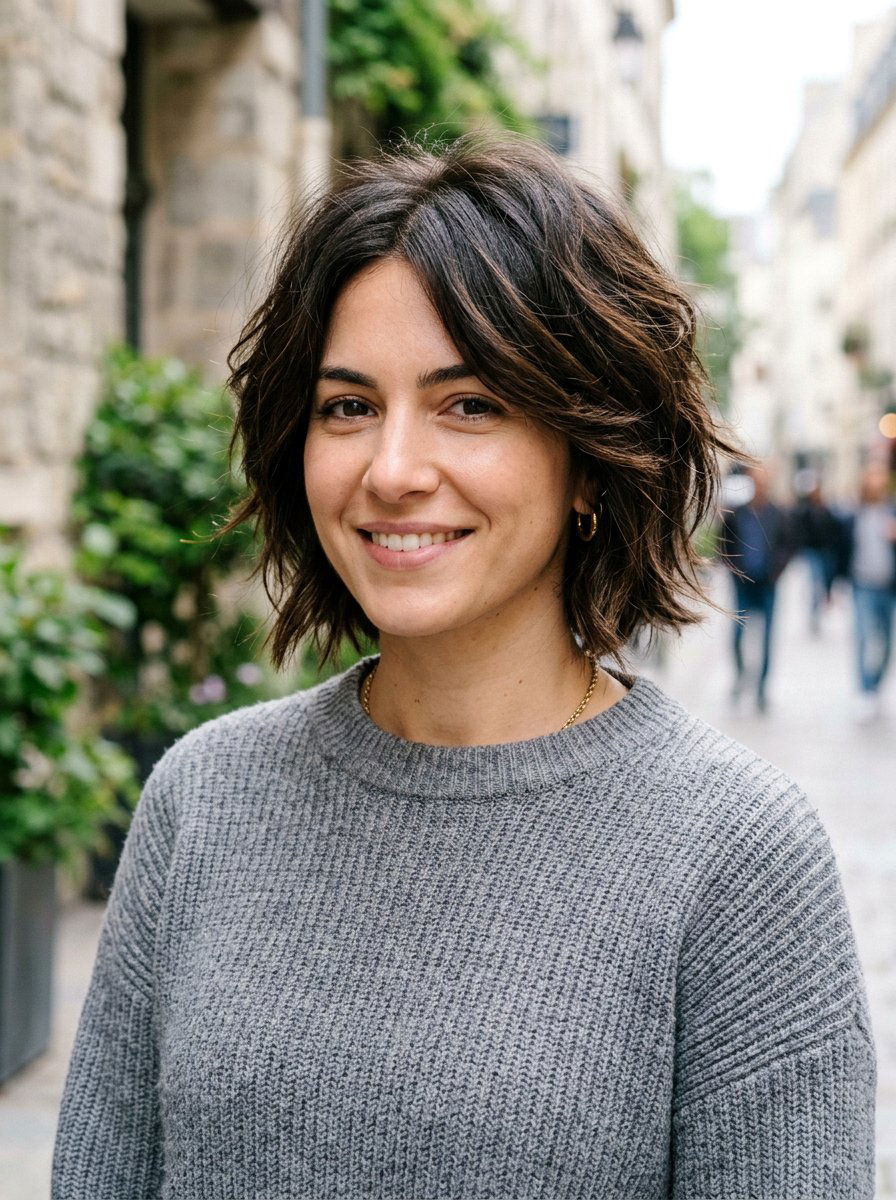 Choppy Bob Thick Hair - 20 thick hair bob with layers - 20 thick hair bob with layers