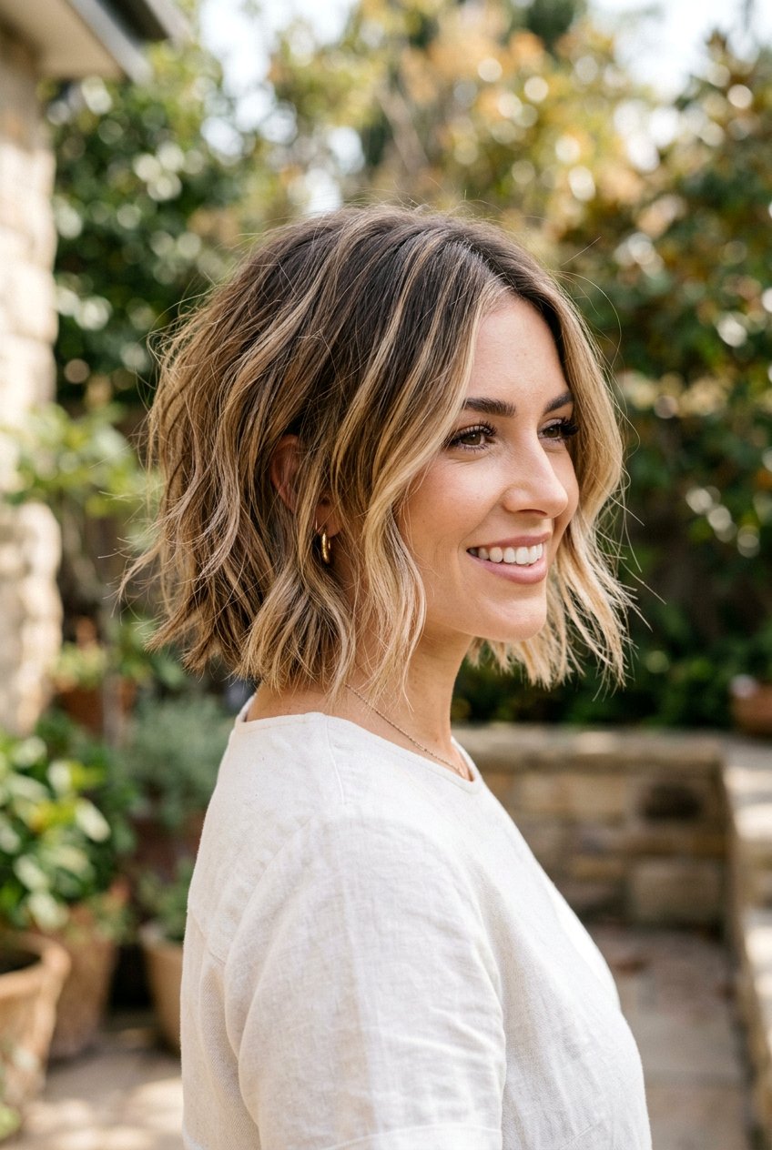 Choppy Bob With Highlights - 20 choppy bob haircut - 20 choppy bob haircut