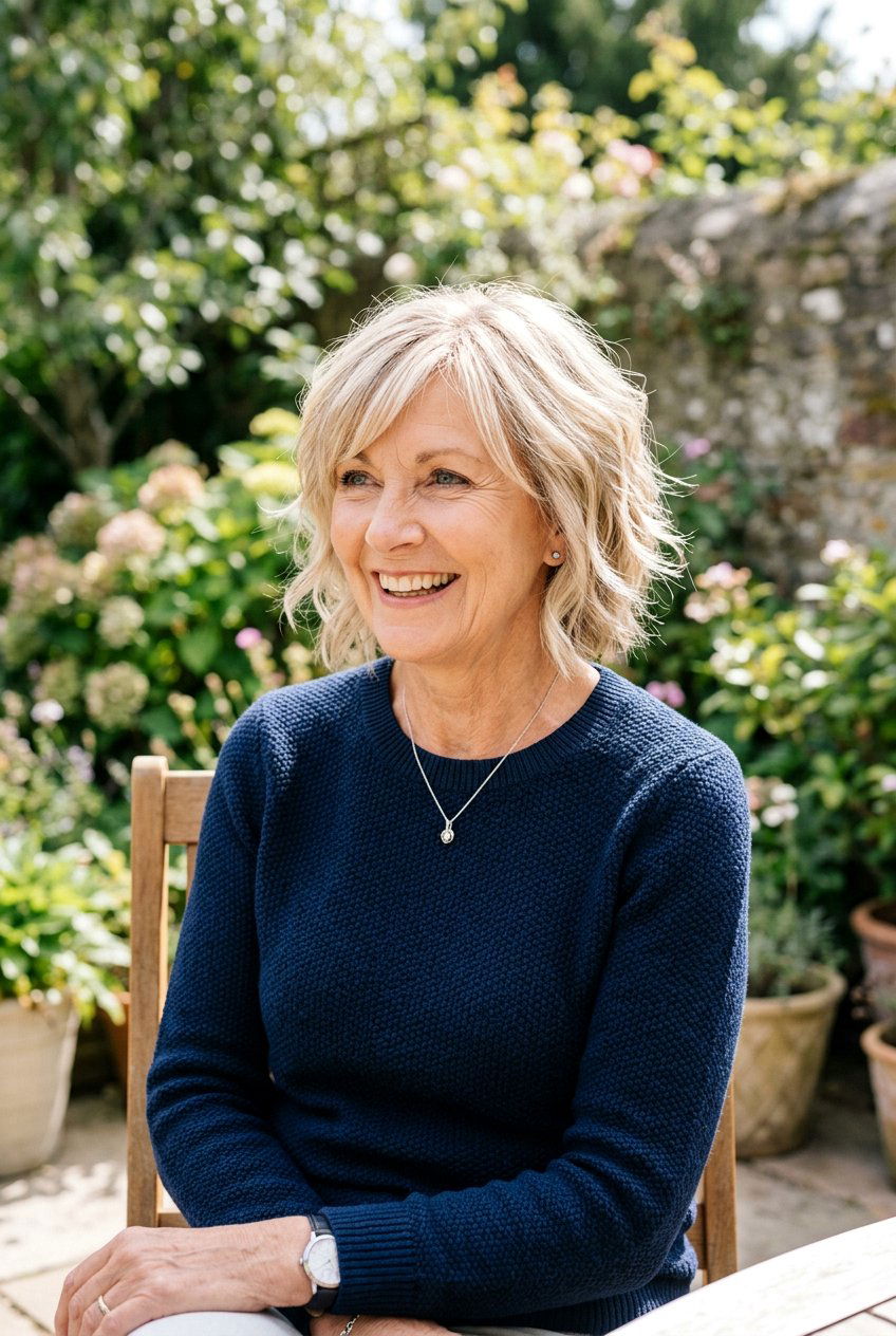 Choppy Bob With Side Bangs - 20 flattering haircuts for older women - 20 flattering haircuts for older women