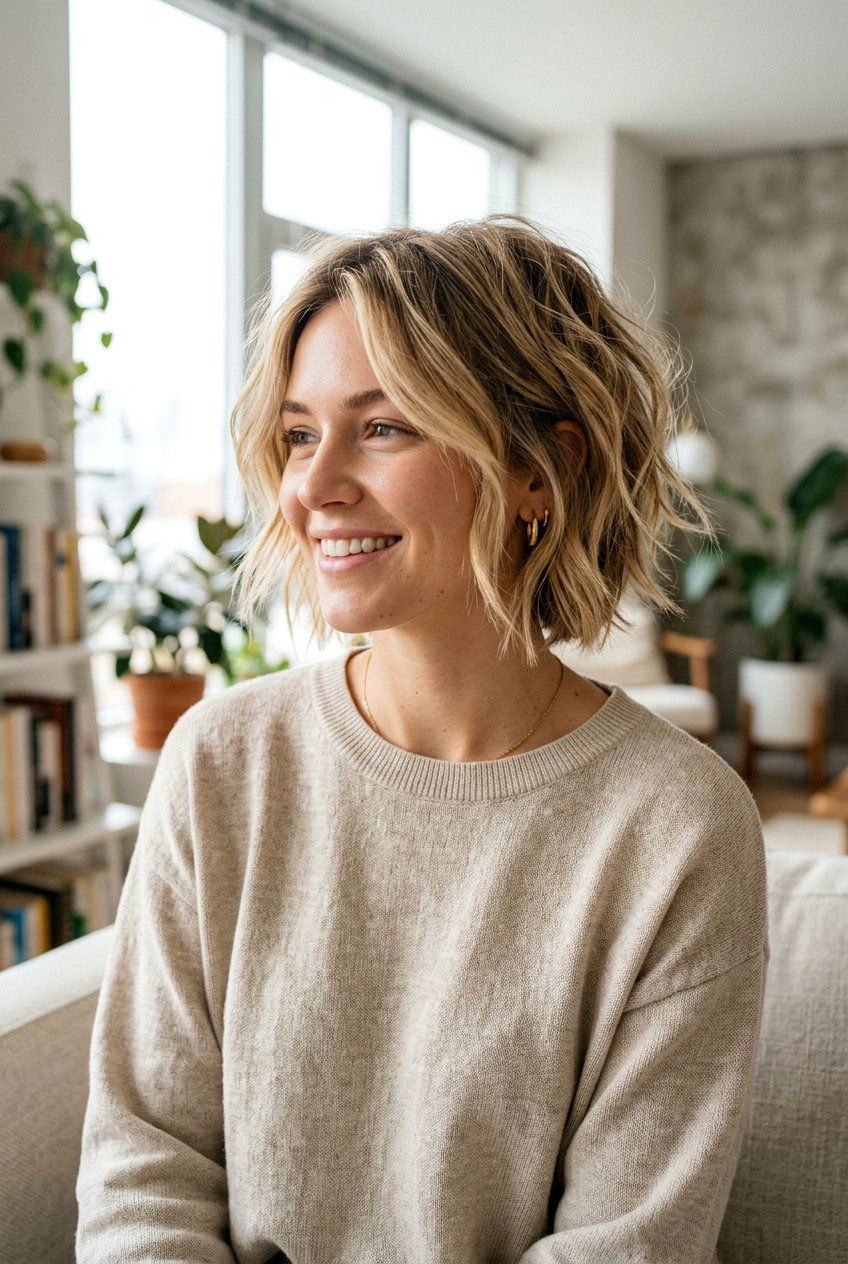 Choppy Bob - 20 haircuts to make hair look thicker - 20 haircuts to make hair look thicker