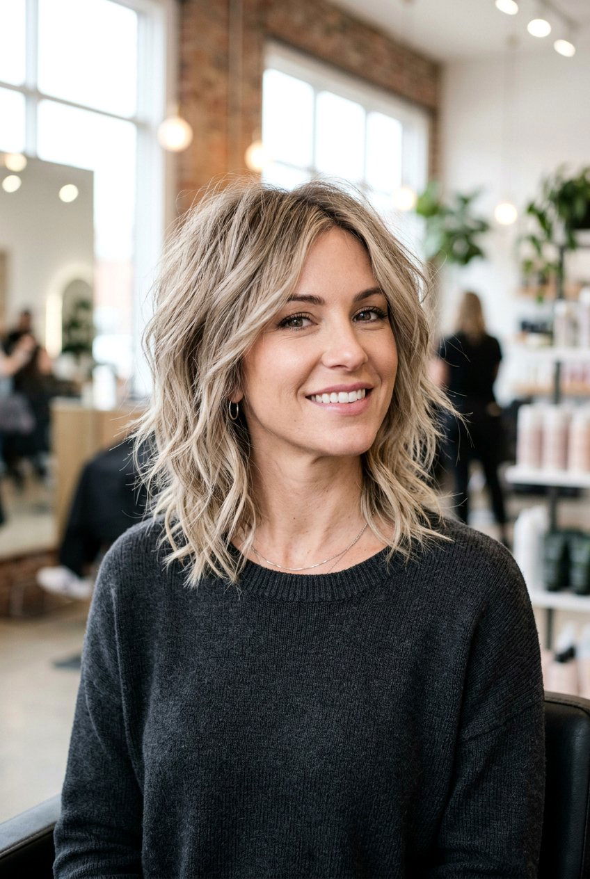 Choppy Collarbone Length Haircut - 20 collarbone length haircuts - 20 collarbone length haircuts