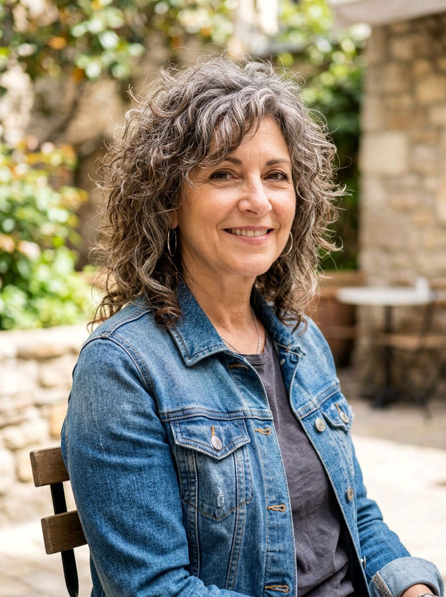 Choppy Curly Wolf Cut - 20 curly wolf cut for mature women - 20 curly wolf cut for mature women