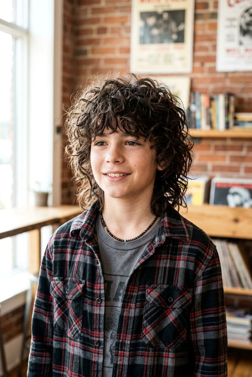 Choppy Curly Wolf Cut - 20 boys wolf cut for curly hair - 20 boys wolf cut for curly hair