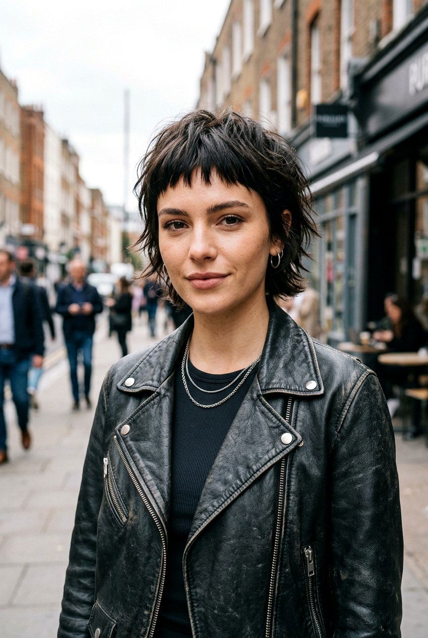 Choppy Cut With Micro Bangs - 20 mom shoulder length haircut with bangs - 20 mom shoulder length haircut with bangs