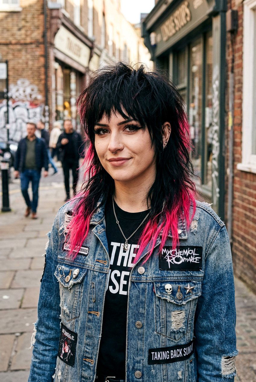 Choppy Emo Mullet - 20 emo shag haircut women - 20 emo shag haircut women