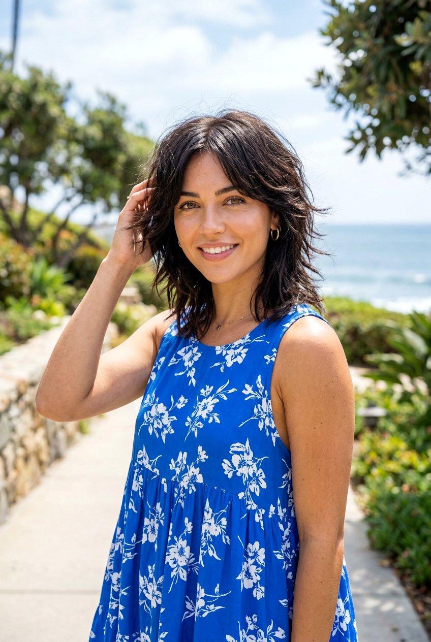 Choppy Feathered Cut For Shoulder Length - 20 feather cut to reduce volume in thick hair - 20 feather cut to reduce volume in thick hair