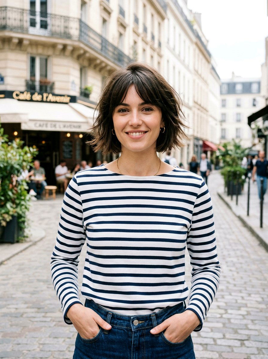 Choppy French Bob - 20 short haircut with choppy layers - 20 short haircut with choppy layers