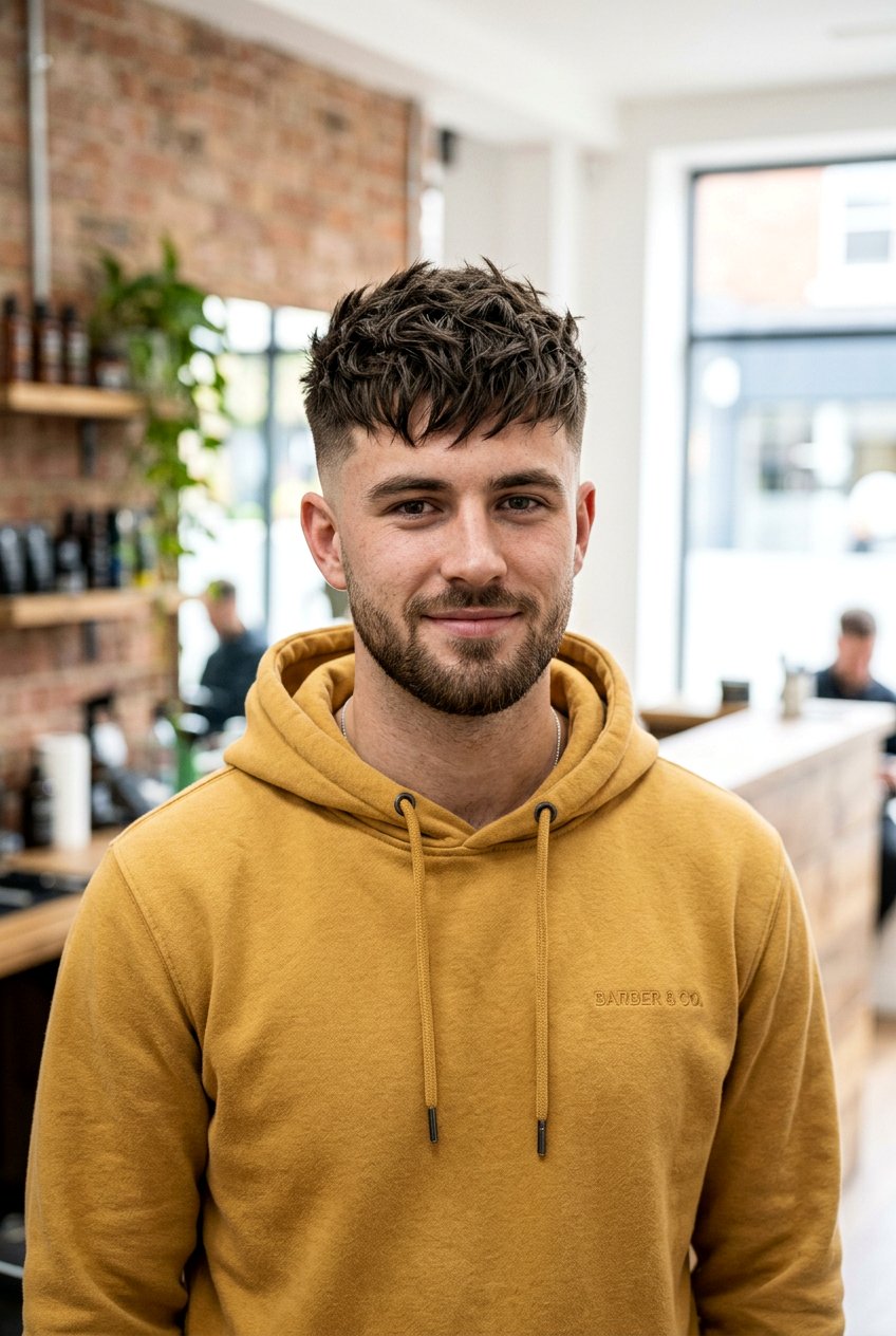 Choppy French Crop Textured Top - 20 french crop for thick straight hair men - 20 french crop for thick straight hair men