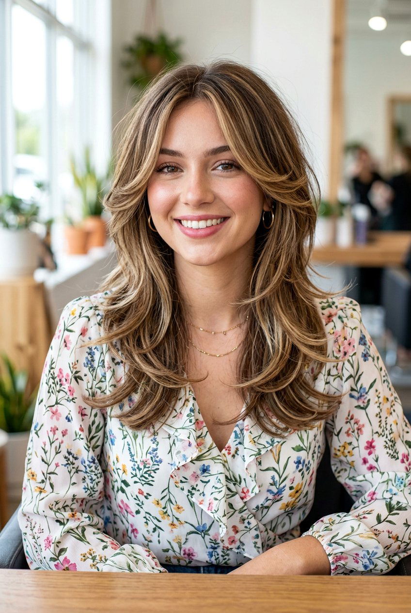 Choppy Layered Butterfly Cut - 20 choppy layered haircut for medium hair - 20 choppy layered haircut for medium hair