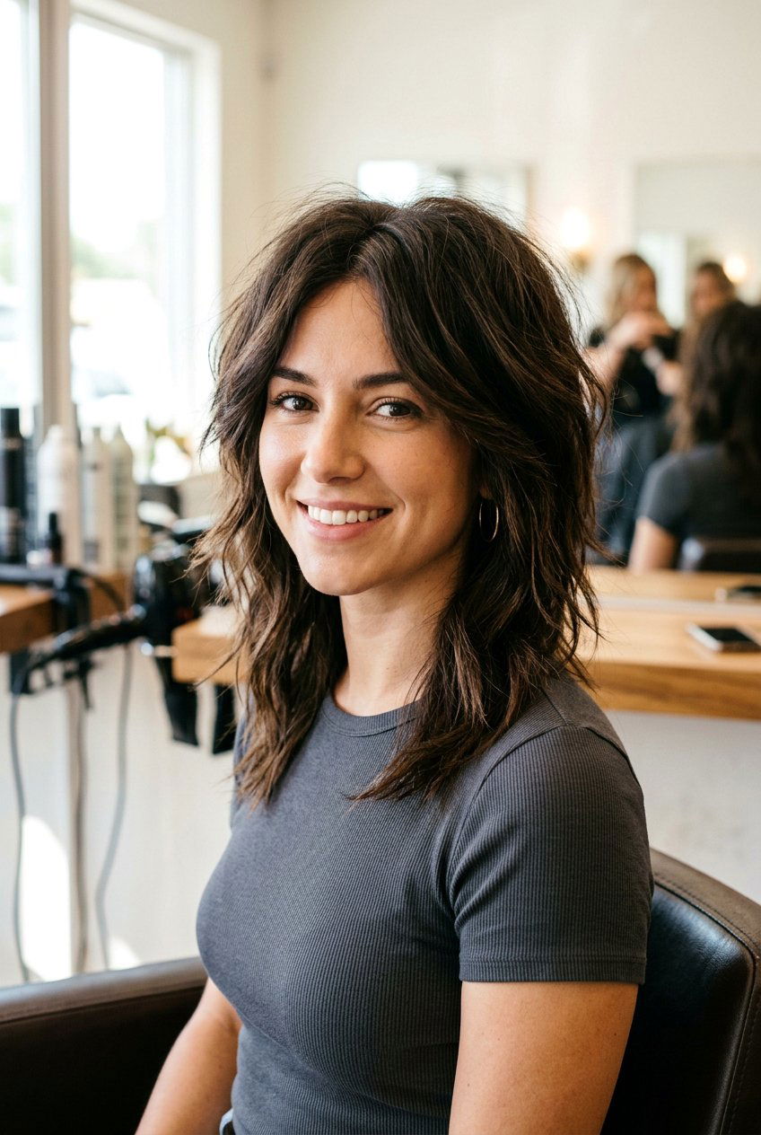 Choppy Layered Haircut for Damaged Hair - 20 haircuts for damaged hair - 20 haircuts for damaged hair