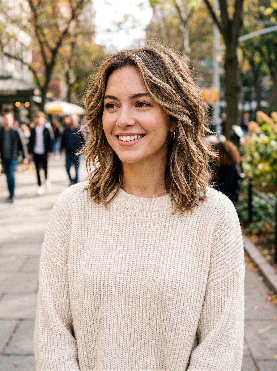 Choppy Layered Medium Cut - 20 hairstyle to create volume at crown - 20 hairstyle to create volume at crown