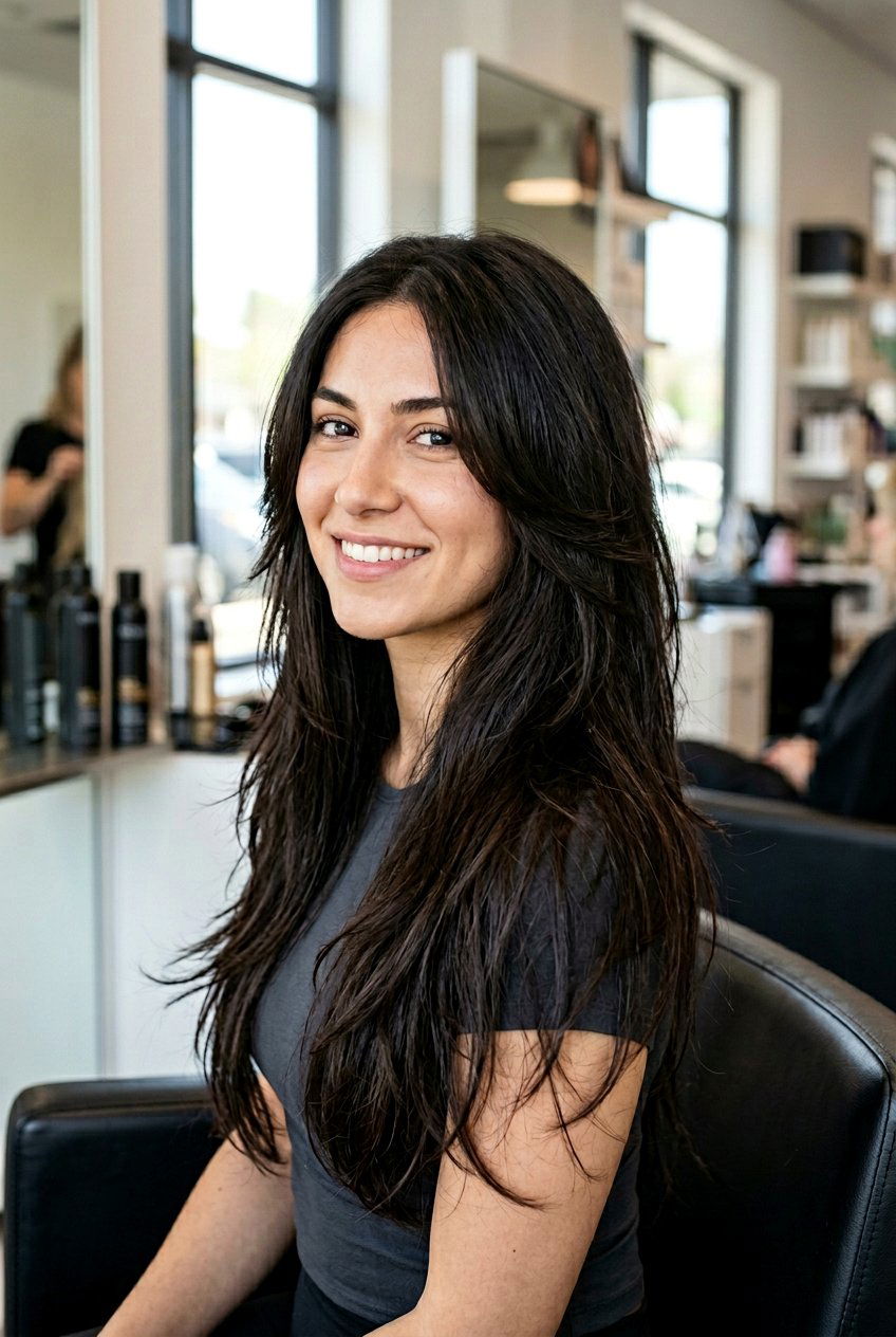 Choppy Layers For Thick Hair - 20 choppy layered haircut - 20 choppy layered haircut