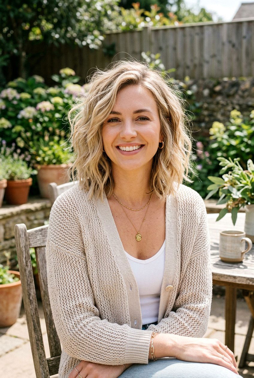 Choppy Lob - 20 haircut for frizzy hair women - 20 haircut for frizzy hair women