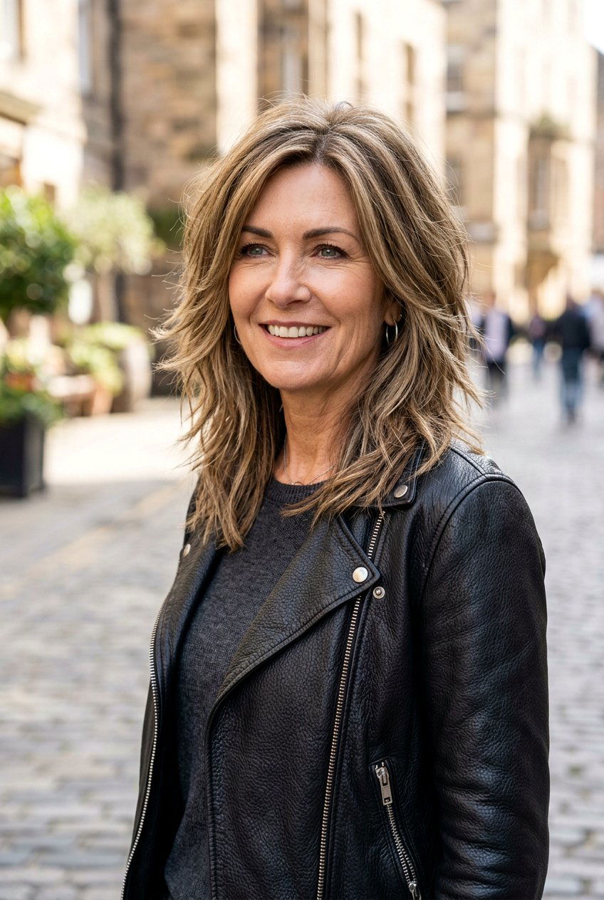 Choppy Long Layers - 20 long soft layers for mature women - 20 long soft layers for mature women