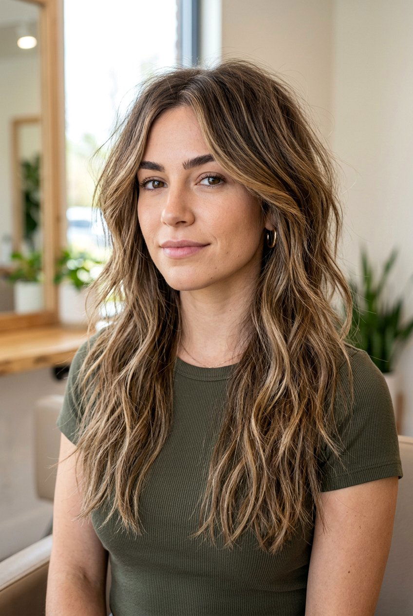 Choppy Long Shag - 20 long shag haircut - 20 long shag haircut