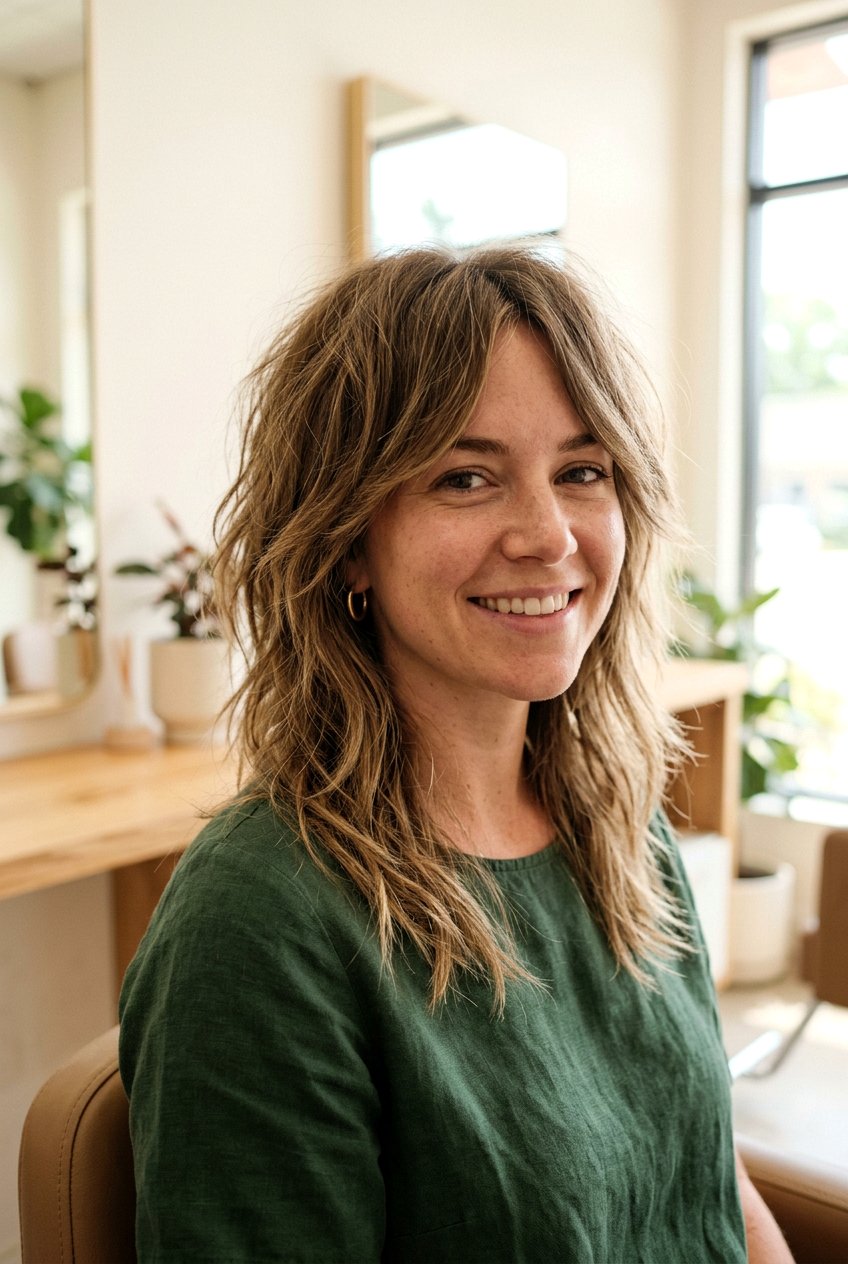 Choppy Medium Cut - 20 medium hairstyles for thin hair - 20 medium hairstyles for thin hair