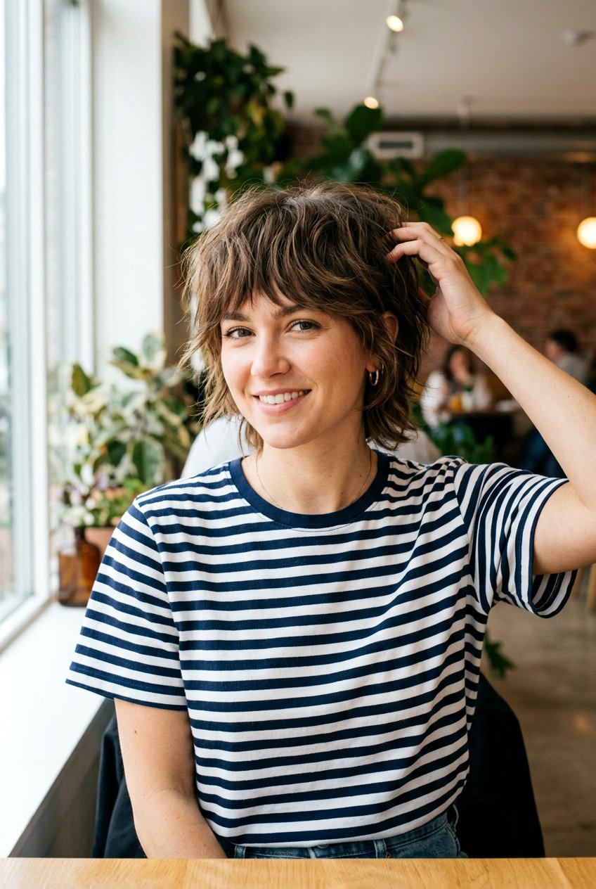 Choppy Micro Shag - 20 choppy haircut for fine hair women - 20 choppy haircut for fine hair women