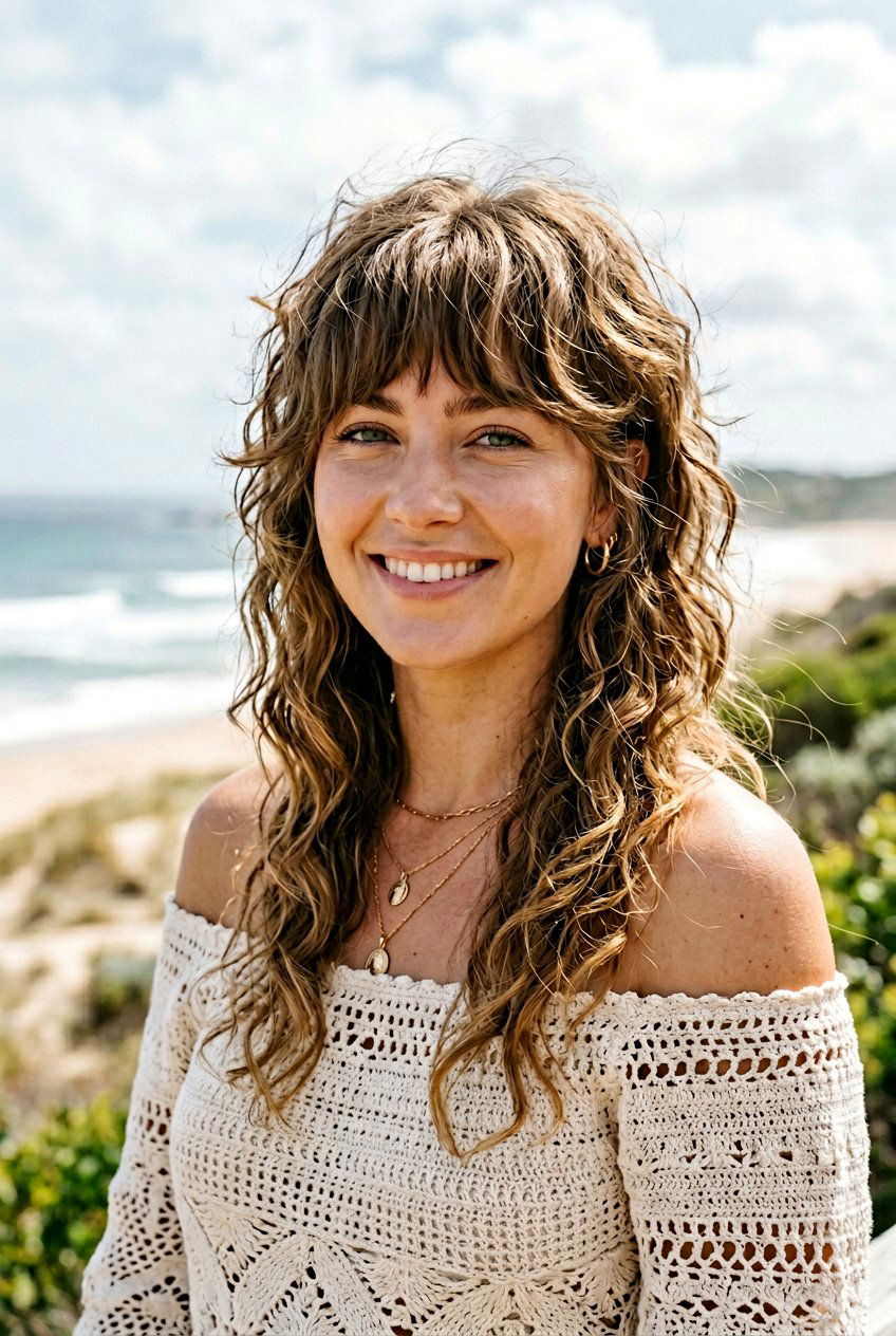 Choppy Mullet For Wavy Thick Hair - 20 mullet haircut for thick hair women - 20 mullet haircut for thick hair women