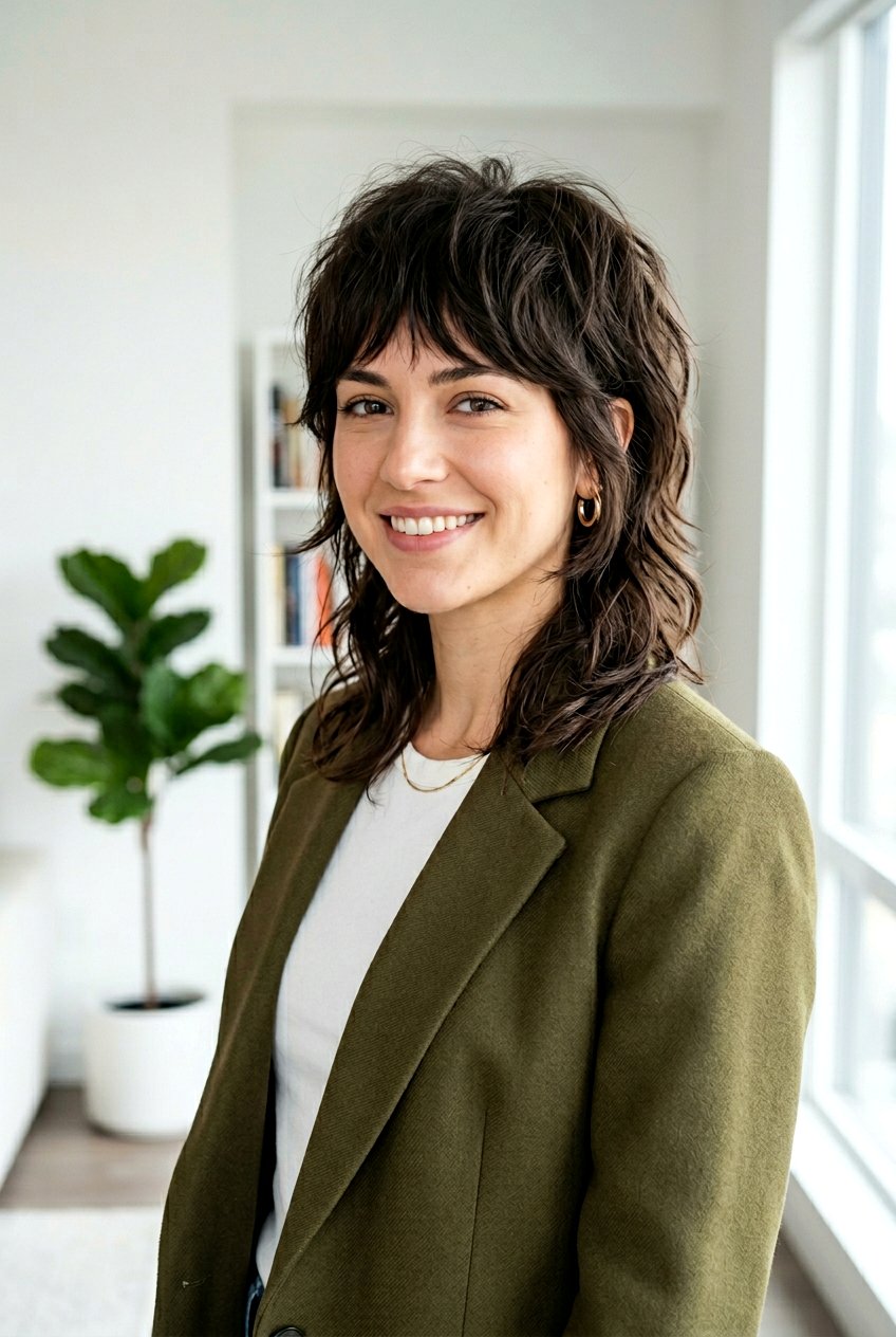 20 Edgy Choppy Mullet Haircut Women Will Love This Year