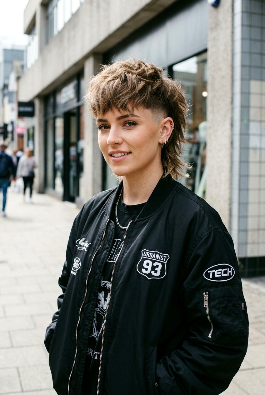 Choppy Mullet Haircut With Faded Sides - 20 choppy mullet haircut women - 20 choppy mullet haircut women