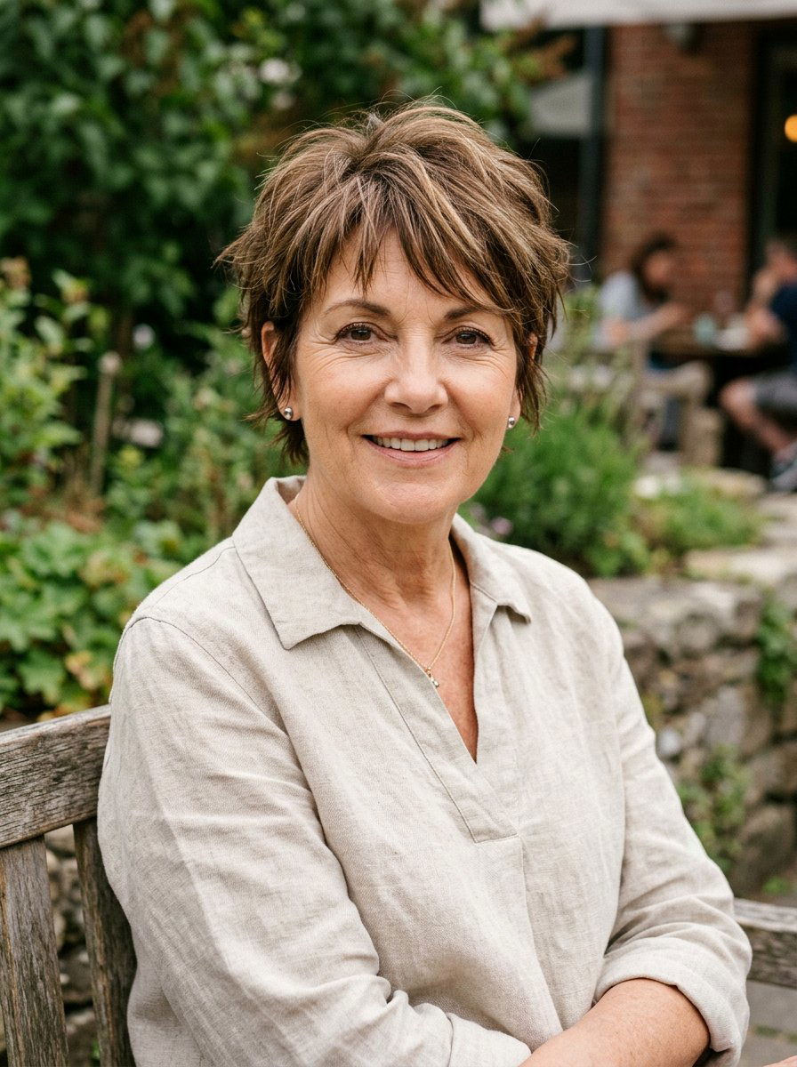 Choppy Pixie - 20 pixie cut for mature fine hair - 20 pixie cut for mature fine hair