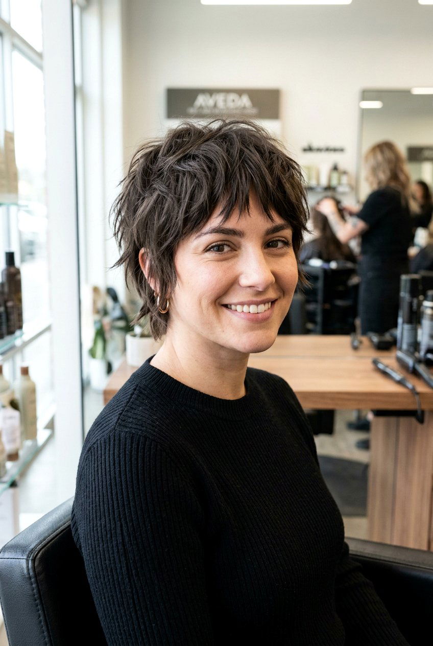 Choppy Pixie Cut - 20 short haircuts for thick hair - 20 short haircuts for thick hair