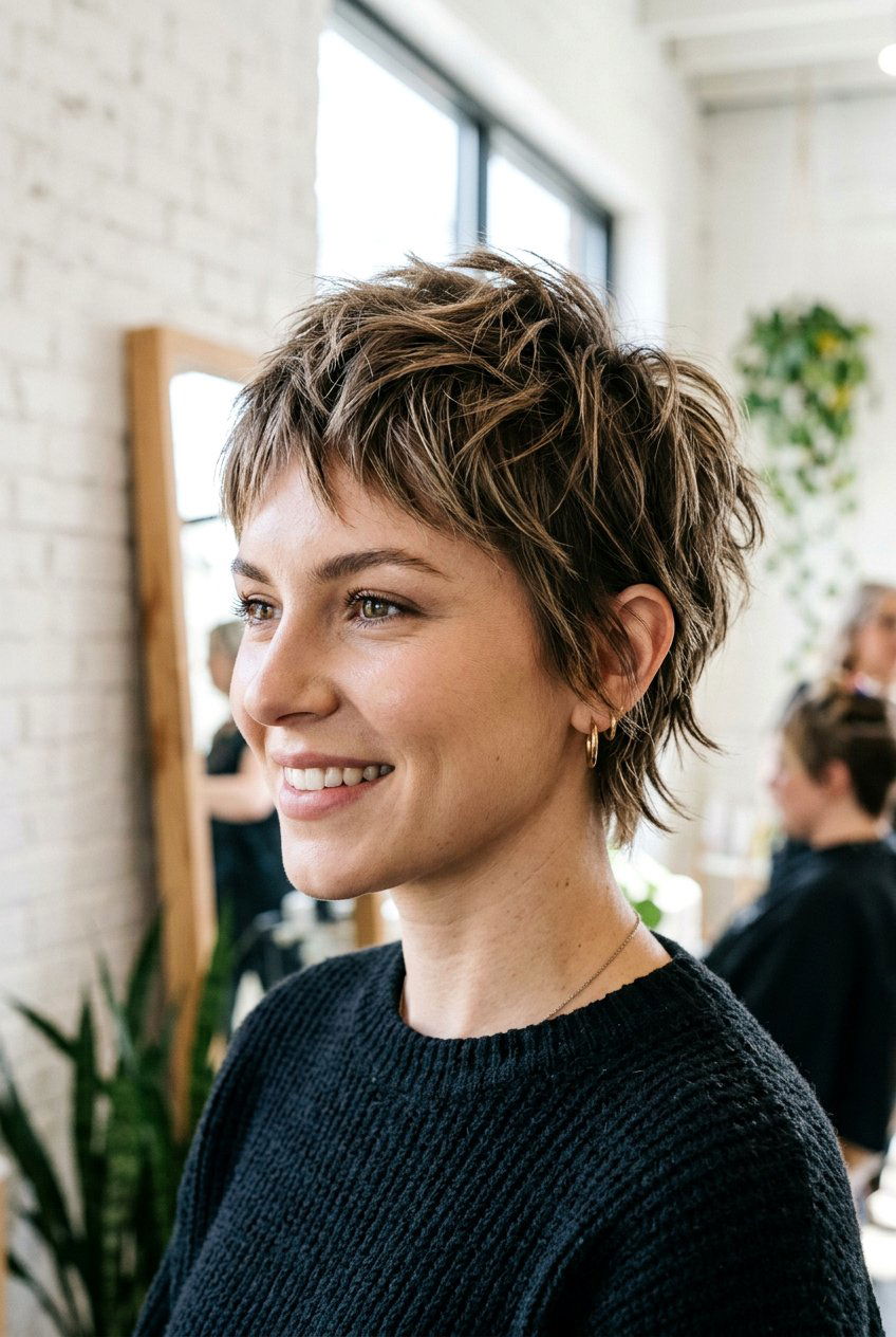 Choppy Pixie Cut - 20 short haircuts for fine hair - 20 short haircuts for fine hair