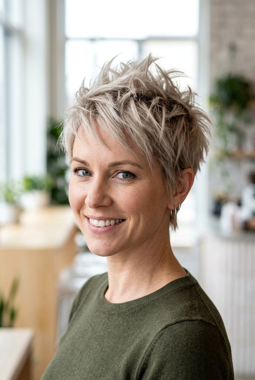 Choppy Pixie Cut For Thin Hair - 20 hairstyles for thin hair - 20 hairstyles for thin hair