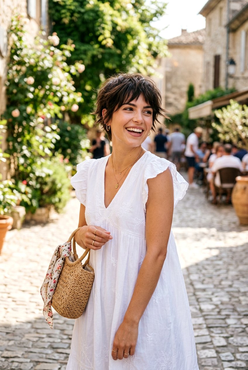 Choppy Pixie Cut - 20 80s layered short haircut women - 20 80s layered short haircut women