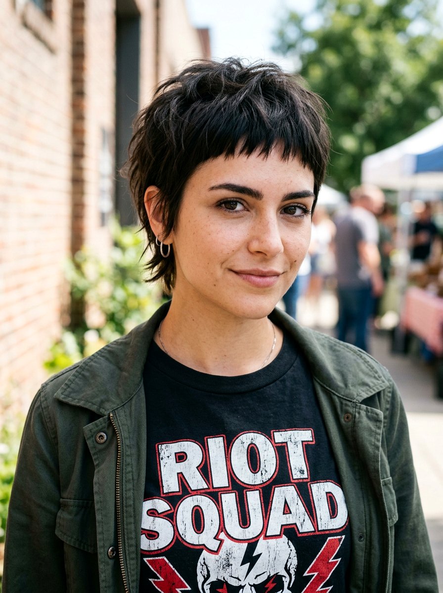 Choppy Pixie Haircut With Micro Fringe - 20 elegant pixie haircut with fringe - 20 elegant pixie haircut with fringe