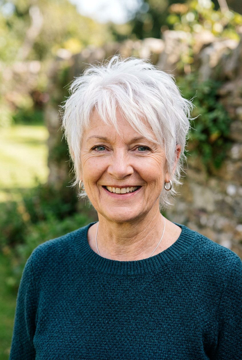 Choppy Pixie Haircut - 20 best haircuts for women over 60 - 20 best haircuts for women over 60