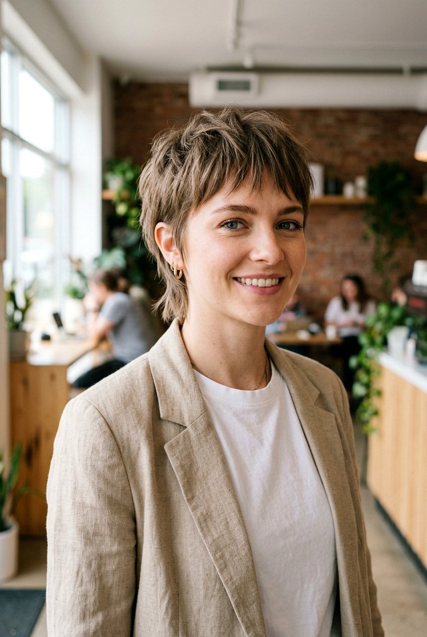 Choppy Pixie Mullet For Fine Hair - 20 mullet haircut for fine hair women - 20 mullet haircut for fine hair women