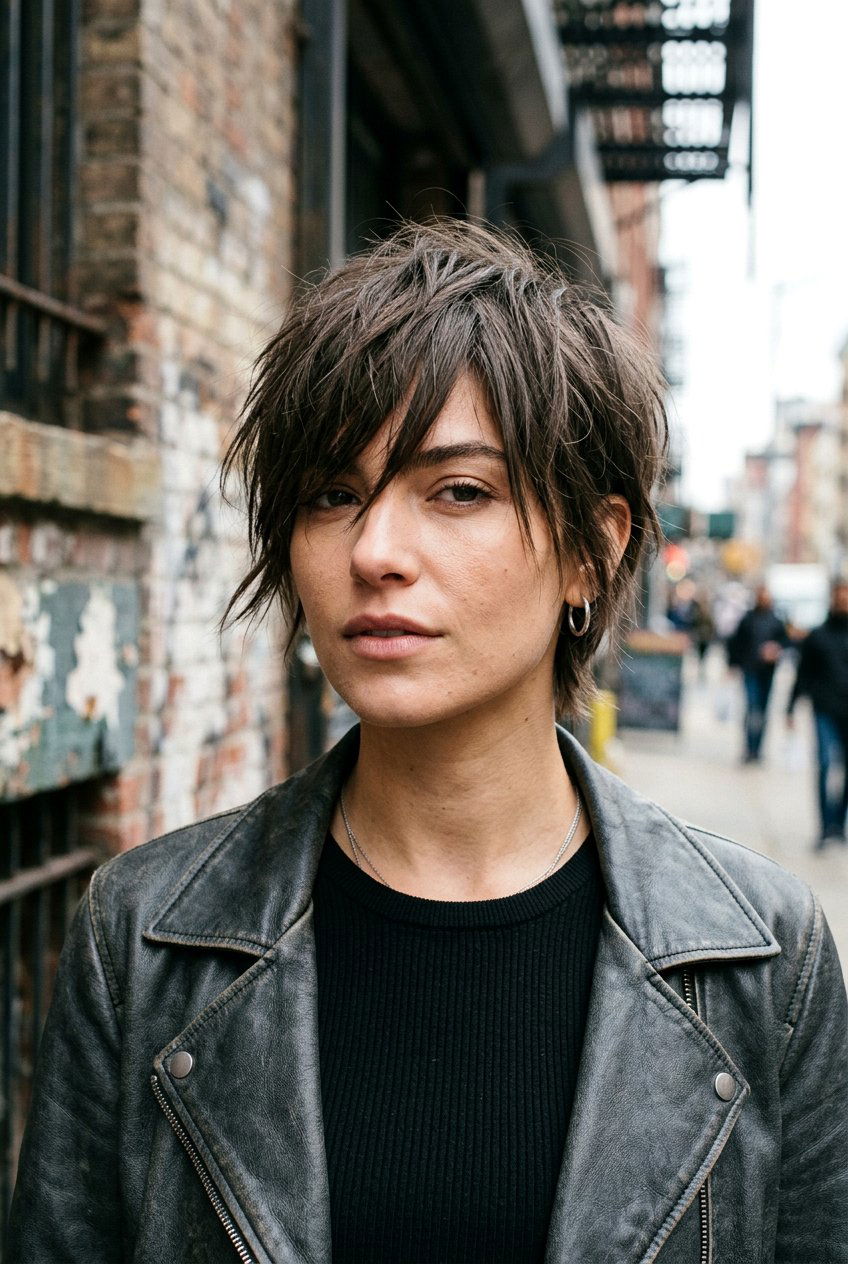 Choppy Pixie With Long Fringe - 20 office pixie with long bangs - 20 office pixie with long bangs