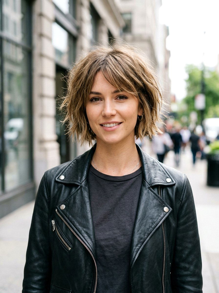 Choppy Short Bob - 20 textured short bob for thick hair women - 20 textured short bob for thick hair women