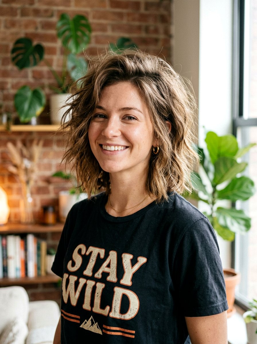 Choppy Shoulder Length Hair - 20 shoulder length hairstyle ideas for women - 20 shoulder length hairstyle ideas for women