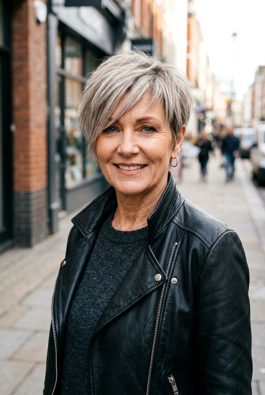 Choppy Side Fringe - 20 soft fringe haircut for mature women - 20 soft fringe haircut for mature women