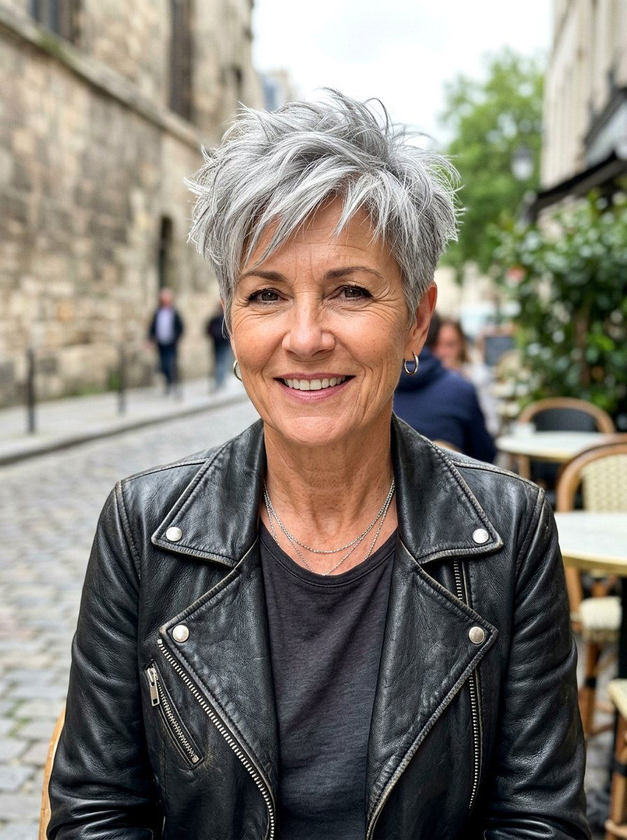 Choppy Tapered Pixie For Gray Hair - 20 tapered pixie for gray hair - 20 tapered pixie for gray hair