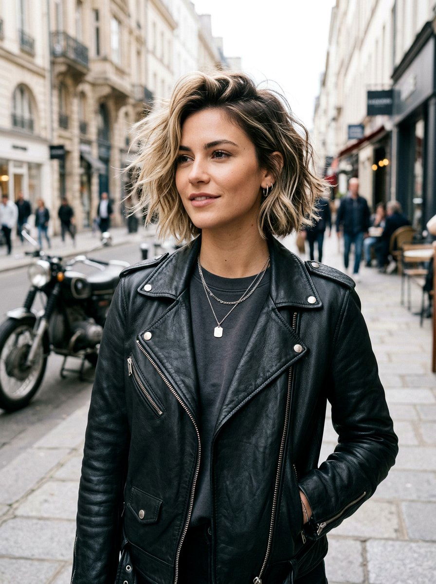 Choppy Wavy Bob - 20 wavy bob for fine hair women - 20 wavy bob for fine hair women